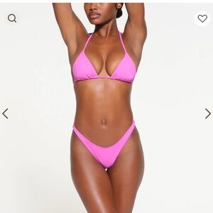 skims signature swim triangle top